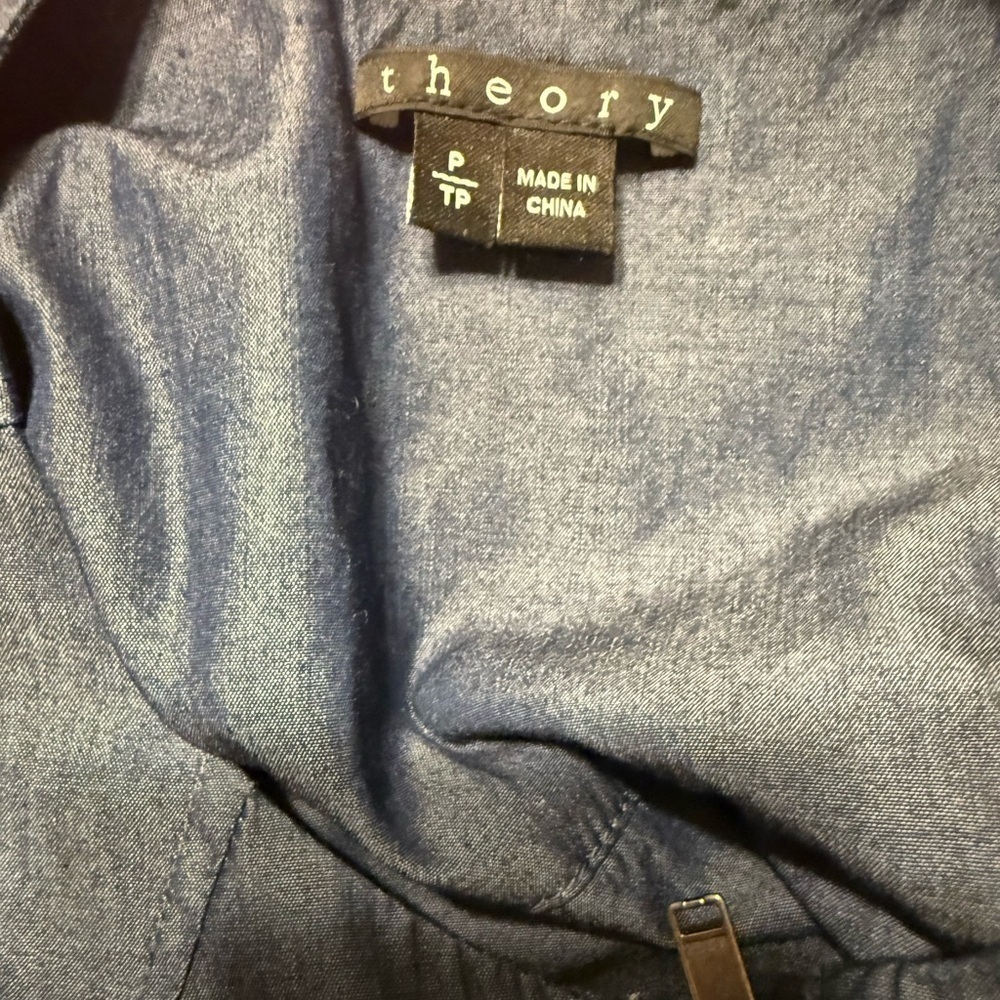 Theory Blue Sebiya Mini Dress - Picture 7 of 7